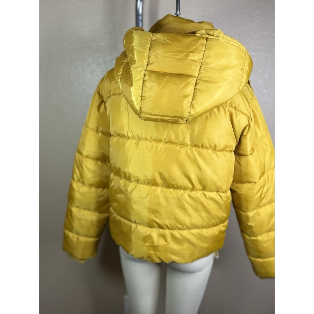 Sebby Women's Yellow Size medium Puffer Jacket Coat Lightweight Winter Coat - Picture 2 of 8